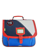Cartable 2 Compartiments Tann's Bleu fantaisie garcon 38221