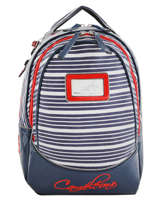 Sac � Dos Enfant 2 Compartiments Cameleon Bleu retro vinyl REV-SD31