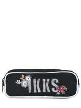 Trousse 2 Compartiments Ikks Noir black tea 12814