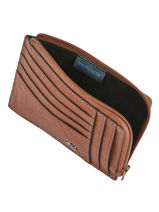 Purse Leather Piquadro Brown black square PU1243B3-vue-porte