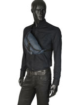 Sac Banane Doggy Bag Eastpak Bleu authentic K073-vue-porte