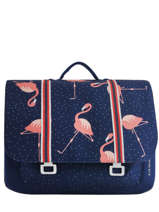 Cartable Maxi 2 Compartiments Jeune premier Bleu canvas ITX19