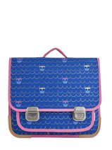 Cartable 2 Compartiments Jack piers Bleu amsterdam PAL19