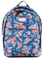 Sac � Dos 2 Compartiments Rip curl Bleu toucan flora LBPQQ4