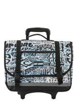 Cartable � Roulettes 2 Compartiments Rip curl Bleu cover up BBPNI4