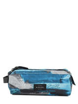 Trousse 2 Compartiments Rip curl Bleu cover up BUTDC4