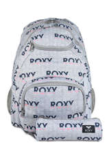 Sac � Dos Shadow Avec Trousse Offerte Roxy Gris back to school RJBP3953