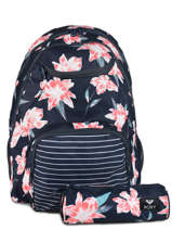 Sac � Dos Shadow Avec Trousse Offerte Roxy Bleu back to school RJBP3953