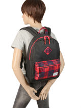 Sac � Dos 1 Compartiment Herschel Noir youth 10312-vue-porte