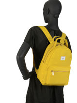 Sac � Dos 1 Compartiment Herschel Jaune classics woman 10502-vue-porte