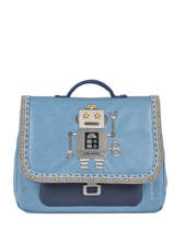 Cartable 1 Compartiment Jeune premier Noir canvas ITN19