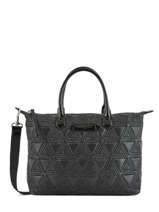 Sac Cabas Actual Ikon Matelasse Lancaster Noir actual ikon matelasse 518-53