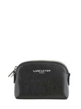 Porte-monnaie Cuir Lancaster Noir pur saffiano 121-25