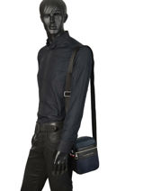 Sac Bandouli�re Tommy hilfiger Bleu nylon mix AM04765-vue-porte