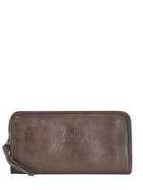 Portefeuille Cuir Basilic pepper Marron cow BCOW91