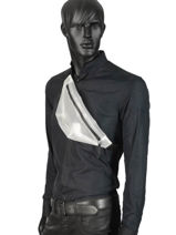 Sac Banane Rains Noir boston 1313-vue-porte