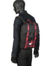 Sac � Dos Herschel Noir youth 10248-vue-porte