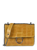Sac Bandouli�re River Cuir Milano Jaune river RI17111