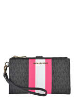 Portefeuille Cuir Michael kors Noir money pieces T9LFDW4B