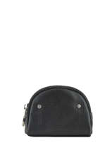 Porte-monnaie Fuchsia Noir rexha F9846-1