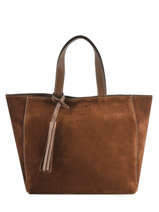 Sac Le Cabas Parisien Cuir Loxwood Marron le cabas parisien 3162V