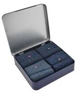 Coffret cadeau 4 paires de chaussettes-TOMMY HILFIGER