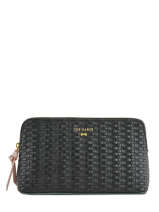 Porte-monnaie Ted baker Noir raffia MOREEN