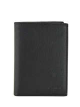 Wallet Leather Le tanneur Black charles TCHA3300