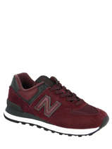 Wl574wnr New balance Rouge baskets mode WL574B