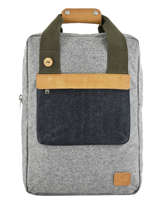 Sac � Dos Urban Bag Wool + Pc 13" Faguo Gris wool 19LU0402