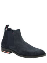 Signature hilfiger suede-TOMMY HILFIGER