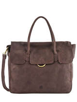 Sac Shopping A4 Collins Cuir Biba Violet collins COL1L