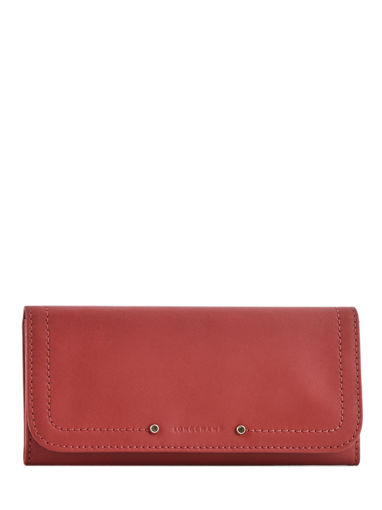 Longchamp Cavalcade Portefeuilles Rouge