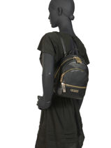 Sac à Dos GUESS Manhattan II Pour Femme - Style Urbain, Polyuréthane, Bretelles Réglables