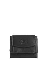 Portefeuille Cuir Crinkles Noir caviar 14237
