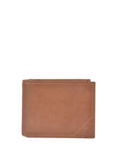 Portefeuille Mykonos Cuir Serge blanco Marron mykonos MYT21044