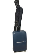 Valise Rigide Magnum Samsonite Bleu magnum CK6003-vue-porte