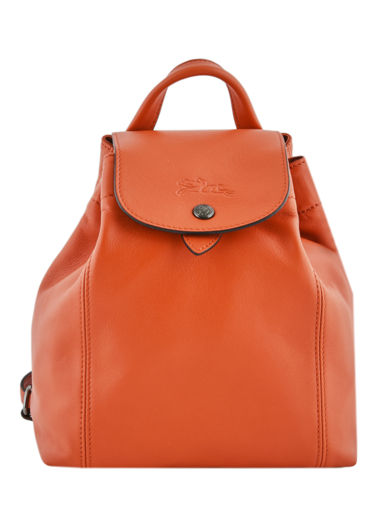 Longchamp Le pliage cuir Backpack