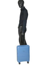 Valise Cabine Rigide Jump Bleu odda 2 AL20-vue-porte