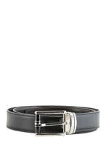 Ceinture Homme R�glable Cuir Montblanc Noir belts 114386