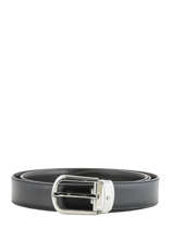 Ceinture Homme R�glable Cuir Montblanc Noir belts 114412