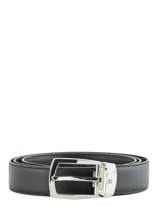 Ceinture Homme R�glable Cuir Montblanc Noir belts 116706