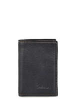 Porte-cartes Cuir Katana Noir vachette gras 853038