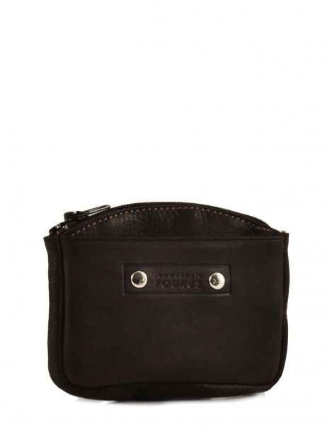 Porte-monnaie Cuir Foures Marron baroudeur 9104