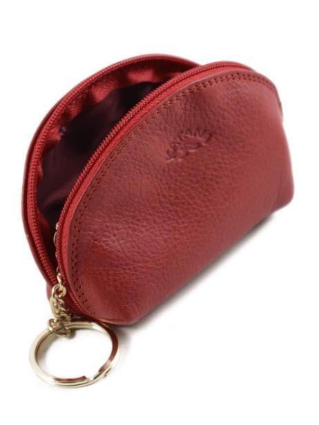 Porte-monnaie Cuir Katana Rouge marina 753007 vue secondaire 3