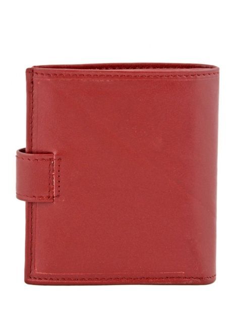 Porte-monnaie Cuir Katana Rouge daisy 553035 vue secondaire 2