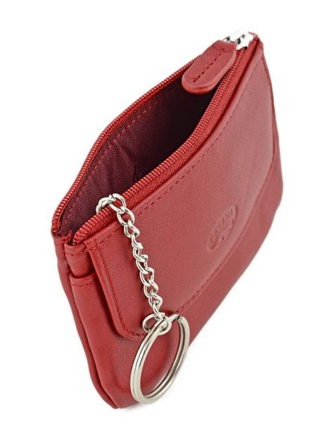 Porte-monnaie Cuir Katana Rouge daisy 553120 vue secondaire 3