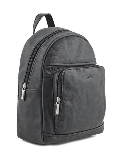 Backpack Arthur et aston Black destroy 62-1049 other view 3