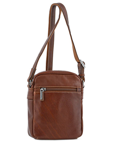 Sac Bandoulière Arthur et aston Marron jasper 1589-08 vue secondaire 4