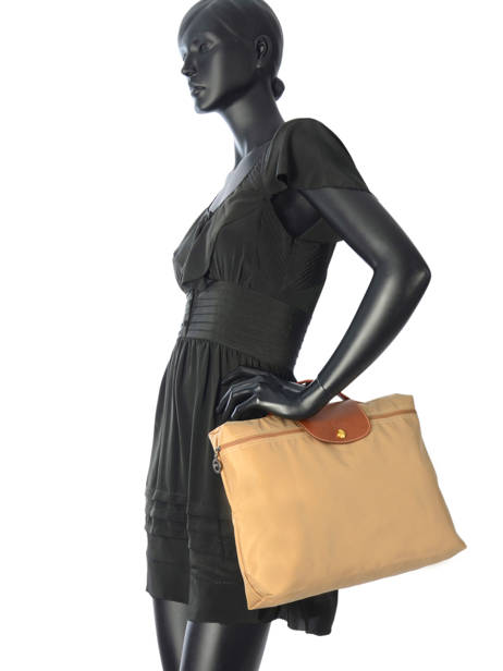 Longchamp Briefcase Beige